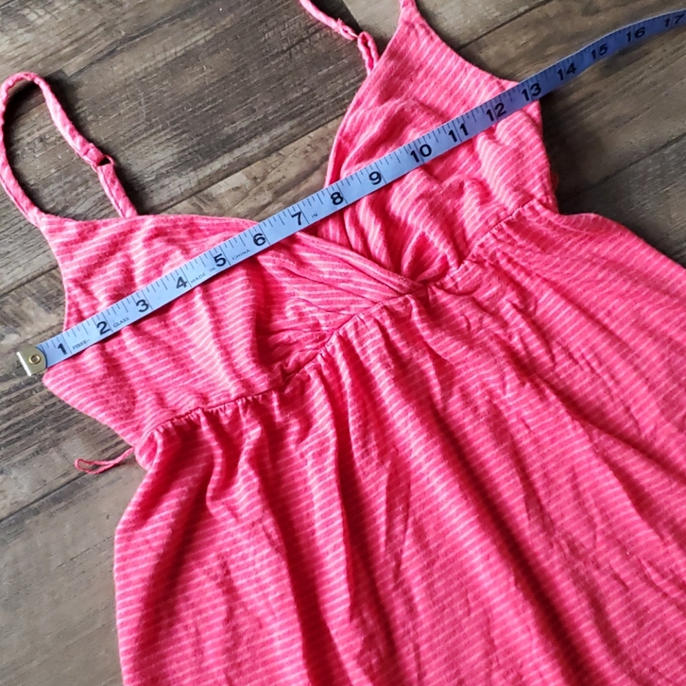 American Eagle Outfitters Babydoll Pink Striped Dress - Picture 8 of 10